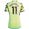 Camiseta de fútbol Arsenal Martinelli 11 Segunda Equipación 23-24 - Hombre